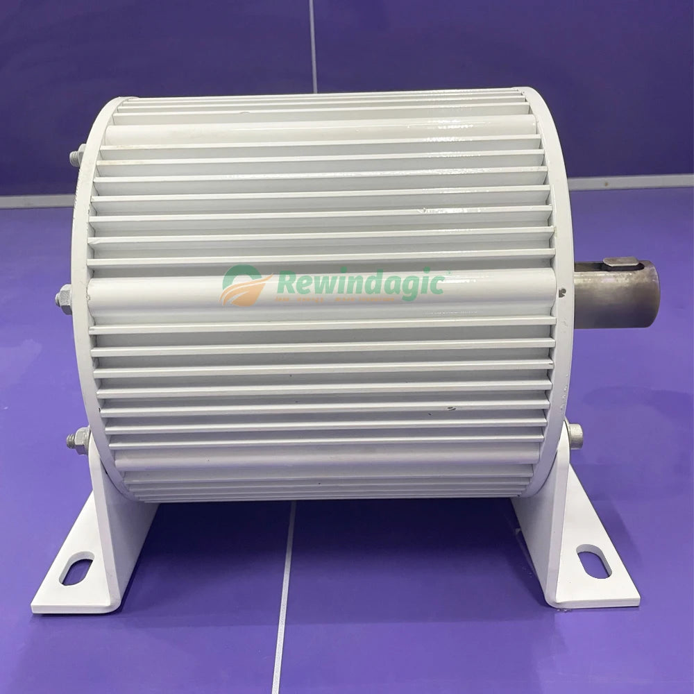 10KW 20KW 30KW Low Speed Permanent Magnet Generator 48V-380V Low Noise 3 Phase AC Alternators Use For Motor Drive