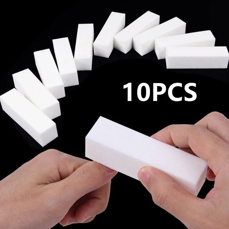 10/20/50Pcs Professional Nail Buffer Nail File Polisher Block Manicure Pedicure Files Sanding Polishing Sponge Nail Art Tools