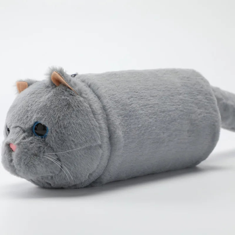 Women cute Cat Plush shoulder bag lady fur messenger bag Girl cartoon mini mobile phone bag