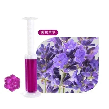 1Pc 14 Flowers Toilet Cleaner Gel Syringe Aromatic Drain Toilet Cleaning Detergent Air Freshener Remove Odors Home Bathroom Tool