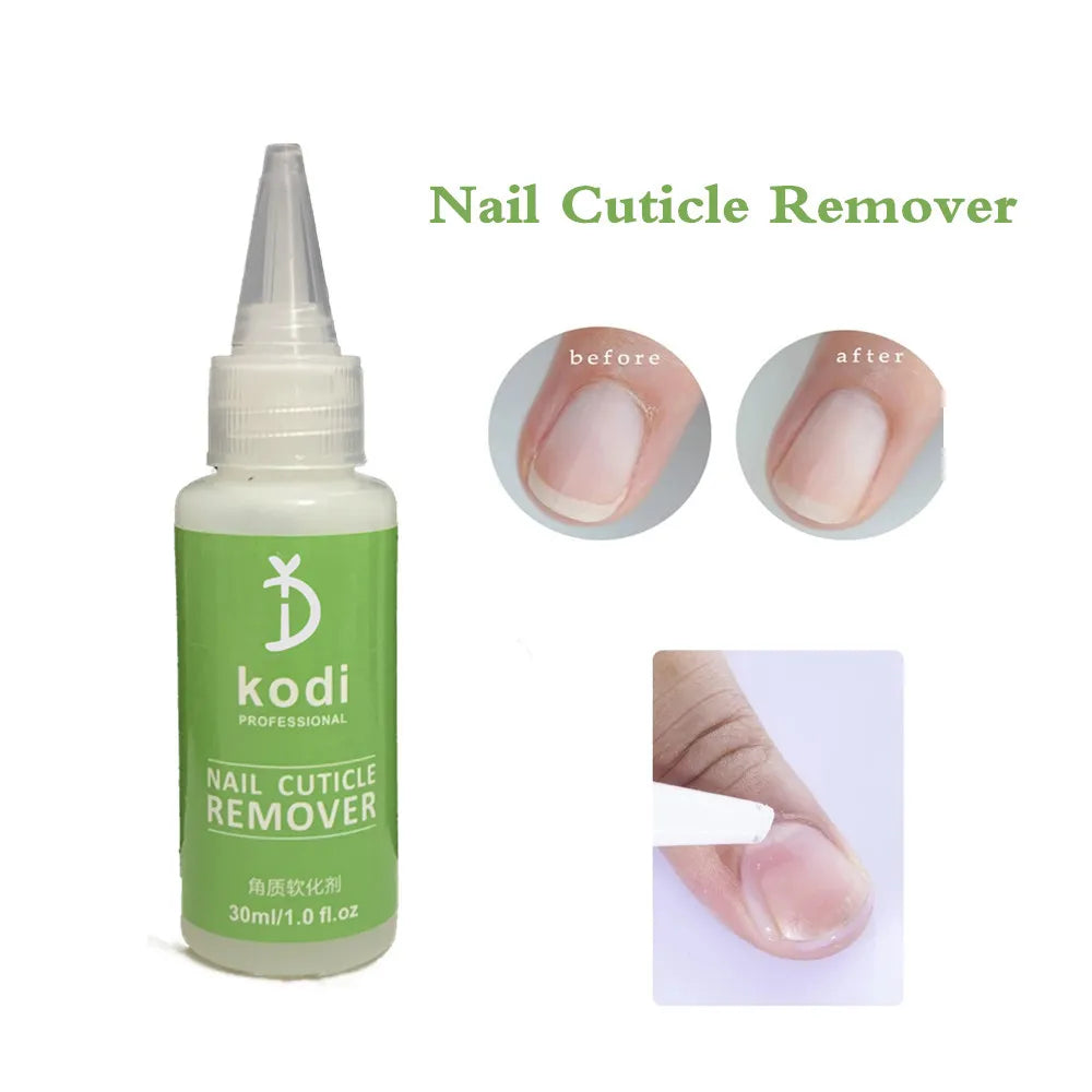 YD KODI PROFESSIONAL Nail Cuticle Remover Gel 30ml Manicure Gel Nail Art Tools for Exfoliant Soften Nails Dead Skin Eliminator