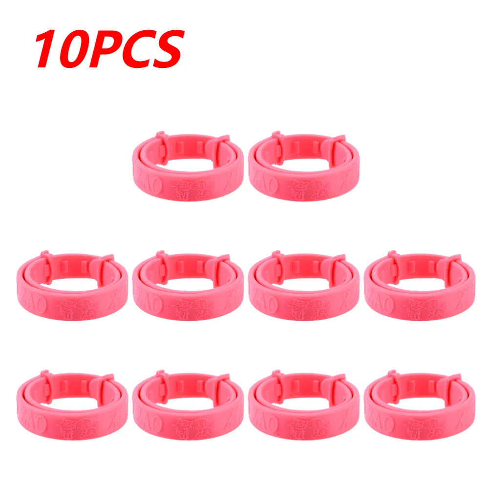 1/5/10PCS Pet Cat Collar Anti Mosquito Protection Cat Anti Flea Tick Mite Insect Repellent Dogs Cats Health Pet Supplies Lasts