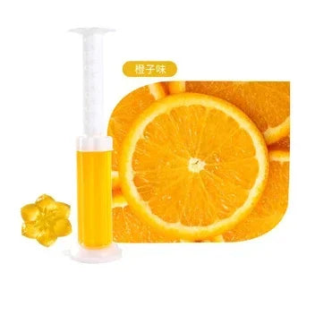 1Pc 14 Flowers Toilet Cleaner Gel Syringe Aromatic Drain Toilet Cleaning Detergent Air Freshener Remove Odors Home Bathroom Tool