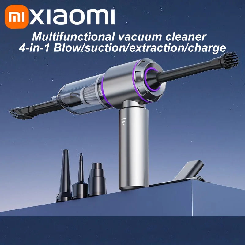 Xiaomi Car Vacuum Cleaner 1200000PA Highly Strong Suction Blow Fourfold-use Wireless Vehicle Vacuum Cleaner Mini For Wet And Dry