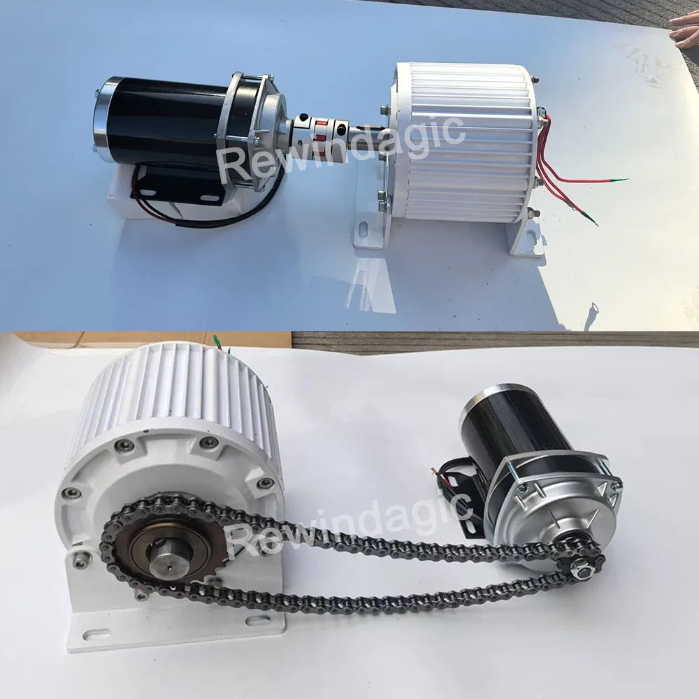 10KW 20KW Permanent Magnet Generator 220V 380V Dynamo 20000W Alternator Generator With DC Driving Motor for Home Use