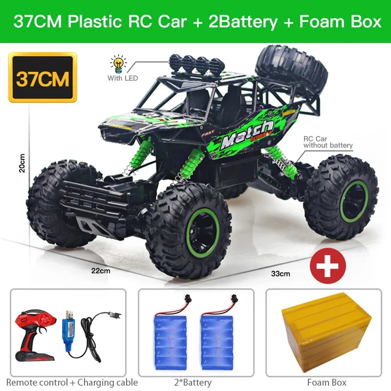 ZWN 1:12 / 1:16 4WD Remote Control Car With Led Lights 2.4G Radio RC Cars Off-Road 4x4 Control Trucks Toys Gifts for Children