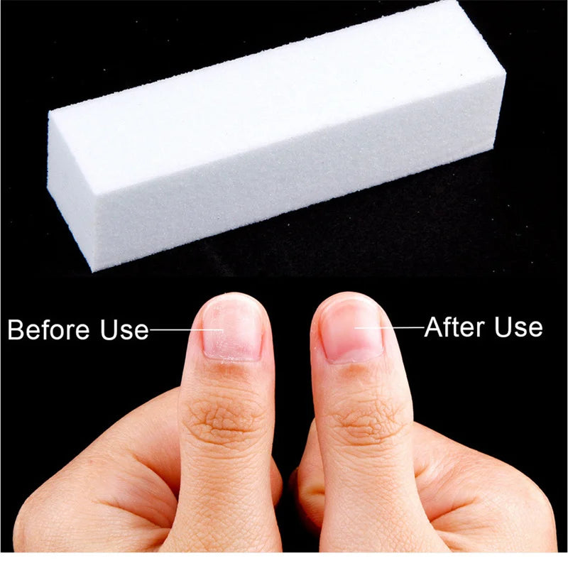 10/20/50Pcs Professional Nail Buffer Nail File Polisher Block Manicure Pedicure Files Sanding Polishing Sponge Nail Art Tools