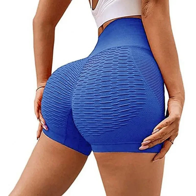 Women Sport Shorts High Waist Elastic Tight Workout Booty Short Tummy Control Sexy Yoga Seamless Fitness Hip Lifting Sportswear