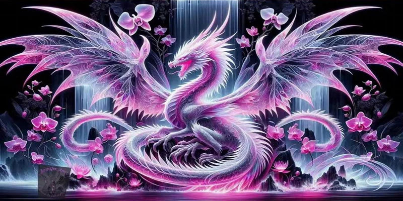Woman and Dragon Large Size Diy Diamonds Painting Wild Animals Elephant Full Drill Mosaic Embroidery Elf Pictures 200x100cm