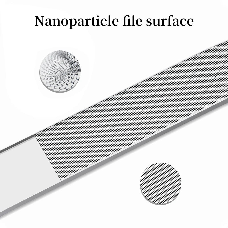 1/3Pcs Durable Nano Glass File Nail Art File Buffing Transparent Sanding Polishing Manicure Professional Nail Accessories Tool