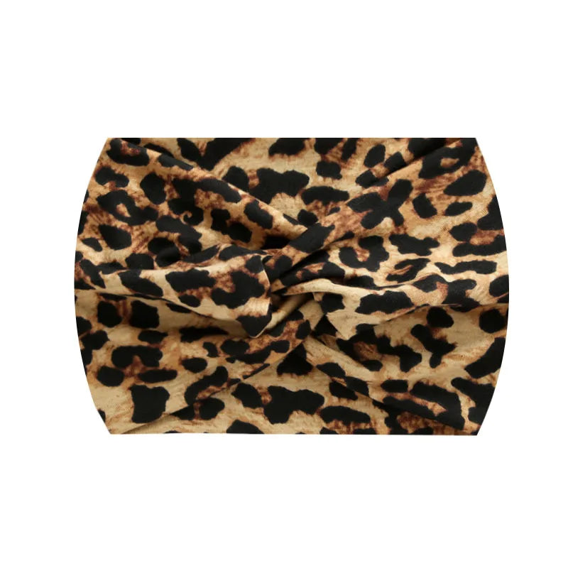 Widening 18CM stretch printed sports sweatband headband headscarf hairband hair tie band
