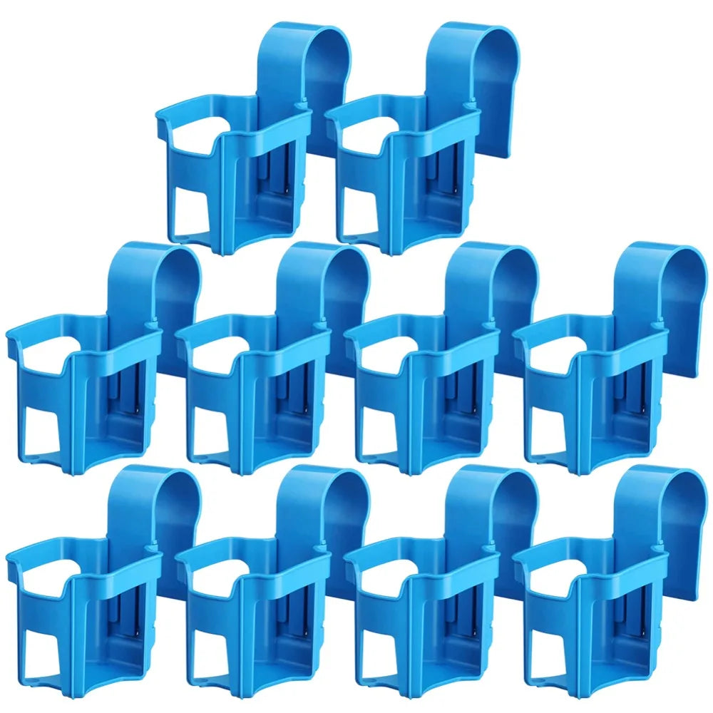 1-10pcs Swimming Pool Water Cup Hanger Car Water Cup Drink Holder for Above Swimming Pool Side Drinks Beer Storage Shelf Tool