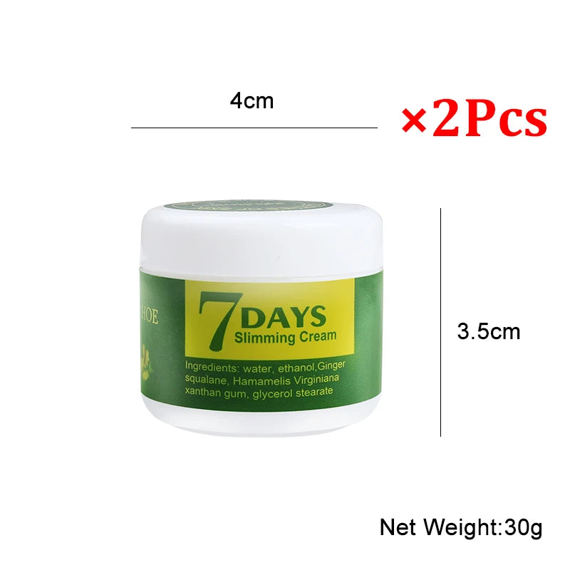 1/2Pcs Ginger Weight Loss Cream Fat Burning Effective Slimming Ointment Arm Belly Thigh Cellulite Reduce Body Massage Plaster