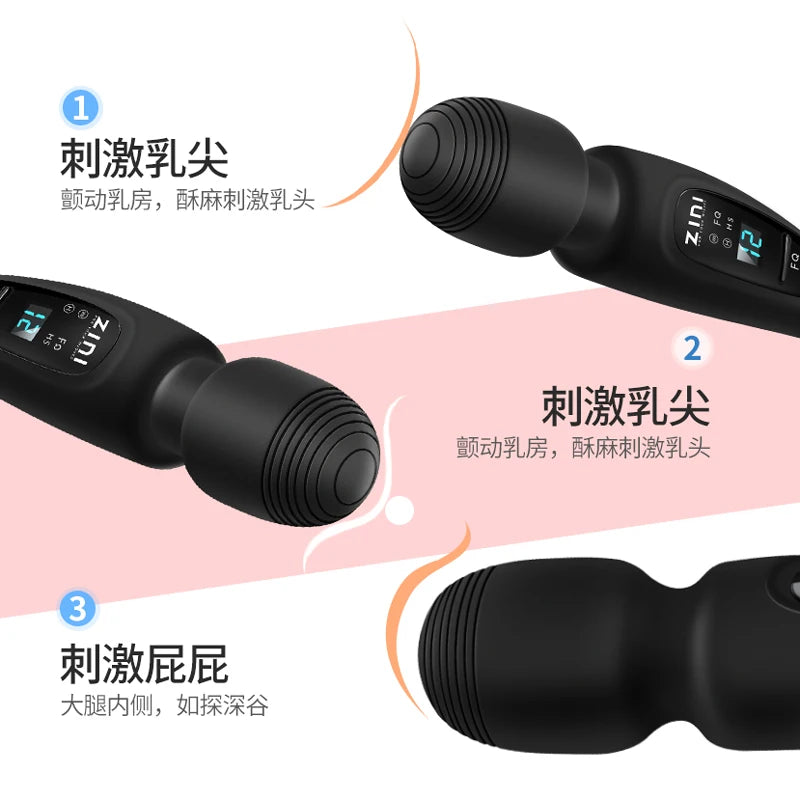 Powerful Clit Vibrators for Women Dildo AV Magic Wand Vibrator Massager Adult Sex Machine Female Sex Shop for Couple