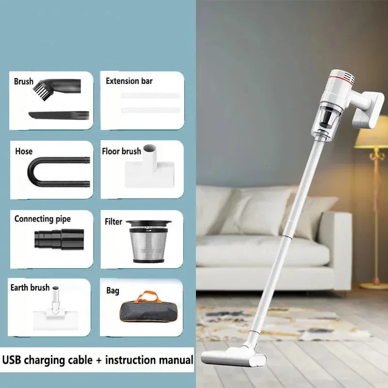 Xiomi 95000Pa Electric Handheld Vacuum Cleaner Wireless Sweeper Powerful Cordless Home Car Metal Strainer Portable Handheld