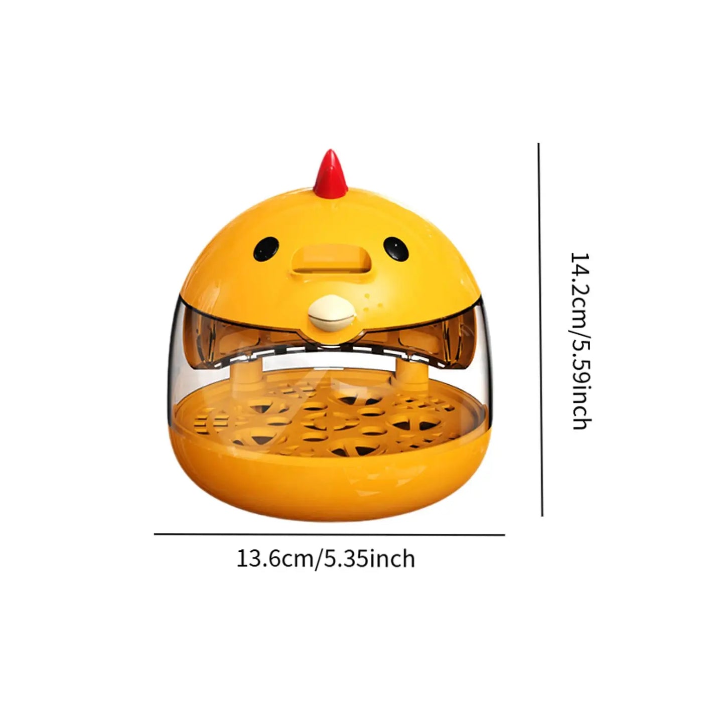 1-6 Eggs Incubator Practical Eggs Hatching Breeder Temperature Control Clear Observation for Goose Chickens Birds Quail Supplies