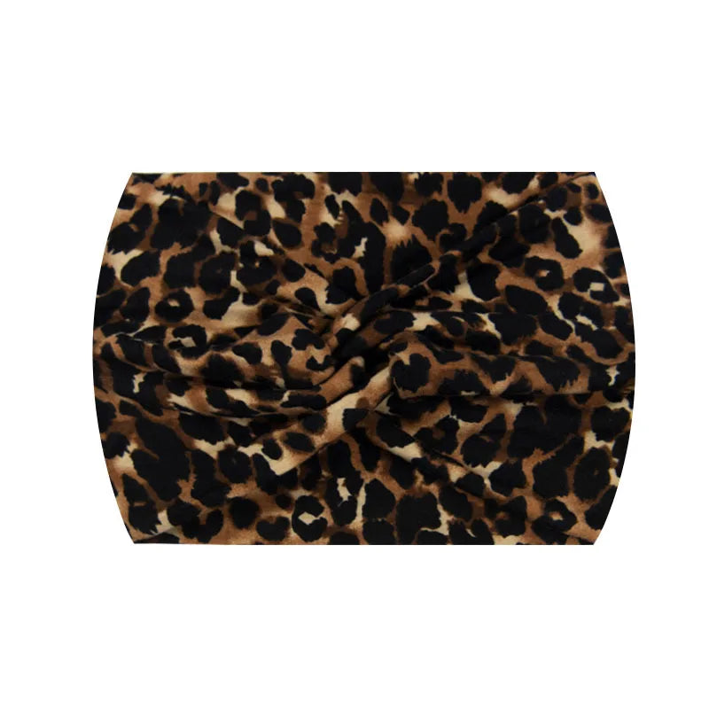 Widening 18CM stretch printed sports sweatband headband headscarf hairband hair tie band