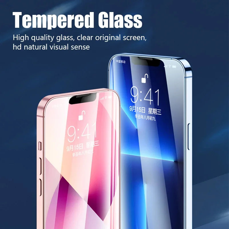 1-5PCS Anti-Spy Glass for iPhone 15 14 13 12 11 Pro Max Mini X XS XR 7 8 6 Plus Privacy Screen Protector For iPhone SE 2020 2022