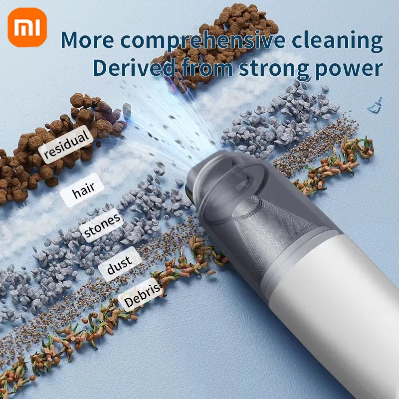 Xiaomi Car Vacuum Cleaner Metal Filter Charging High Power Wireless Portable High Suction Dust Mini Car-use Vacuum Cleaner New