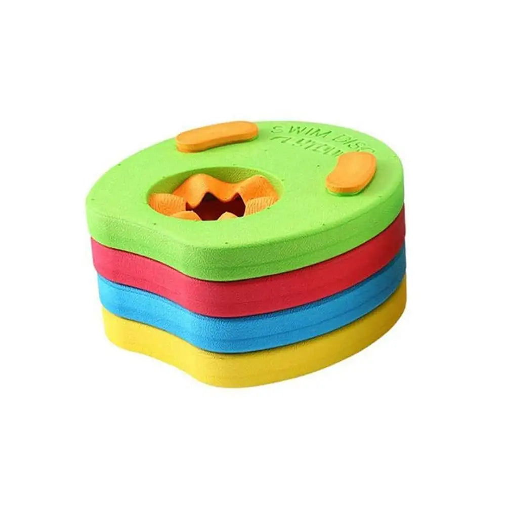ZK40 4 Pcs Kids Arm Float Discs EVA Swim Float Colorful Discs Armbands Floating Sleeves Buoyancy Circles Rings