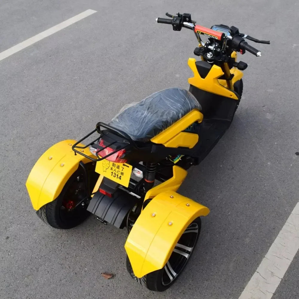 1000W Fashionable Removable Battery High Quality Powerful Three-wheel 3-wheel Electric Tricycle Scooter Tricycle