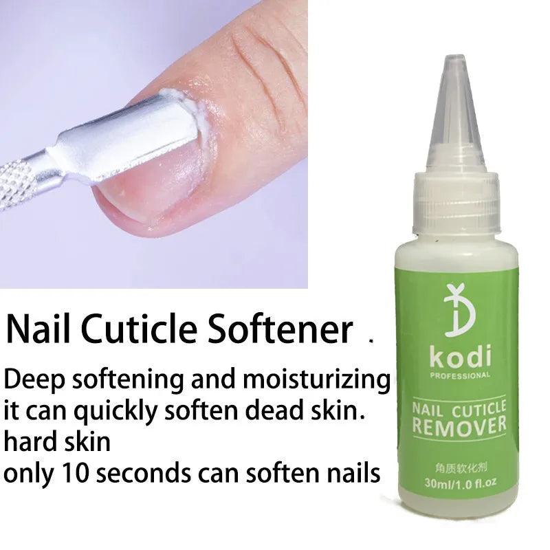 YD KODI PROFESSIONAL Nail Cuticle Remover Gel 30ml Manicure Gel Nail Art Tools for Exfoliant Soften Nails Dead Skin Eliminator