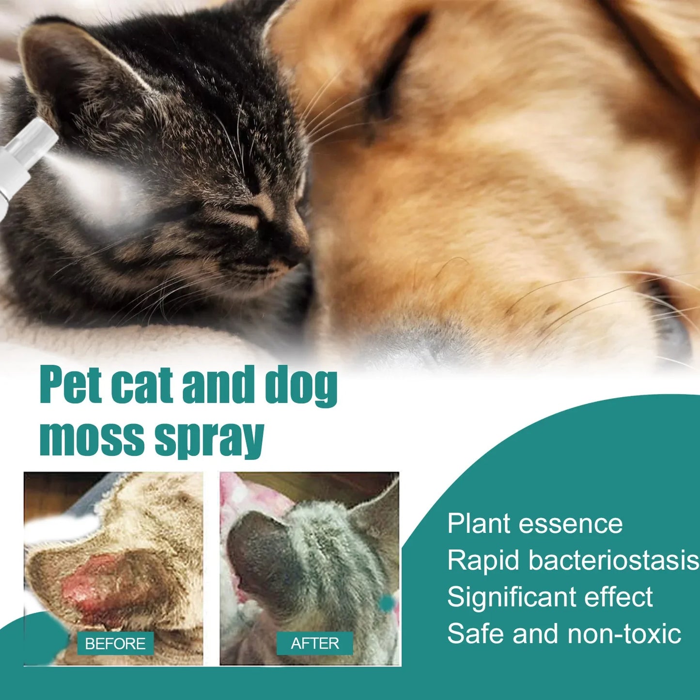 비데 멀티탭 30ml Pet Expel Fleas Lice Treatments Spray Quick and Handy Fleas Ticks Expellent for Dogs Cats Pet Health Supplies Espejo