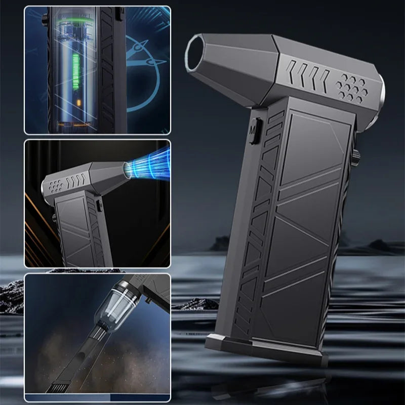 Xiaomi 390000RPM Violent Fan Powerful Air Blower Vacuum Dust Cleaner Charging Strong Winds 58m/s Brushless Turbo Jet Blower Dry