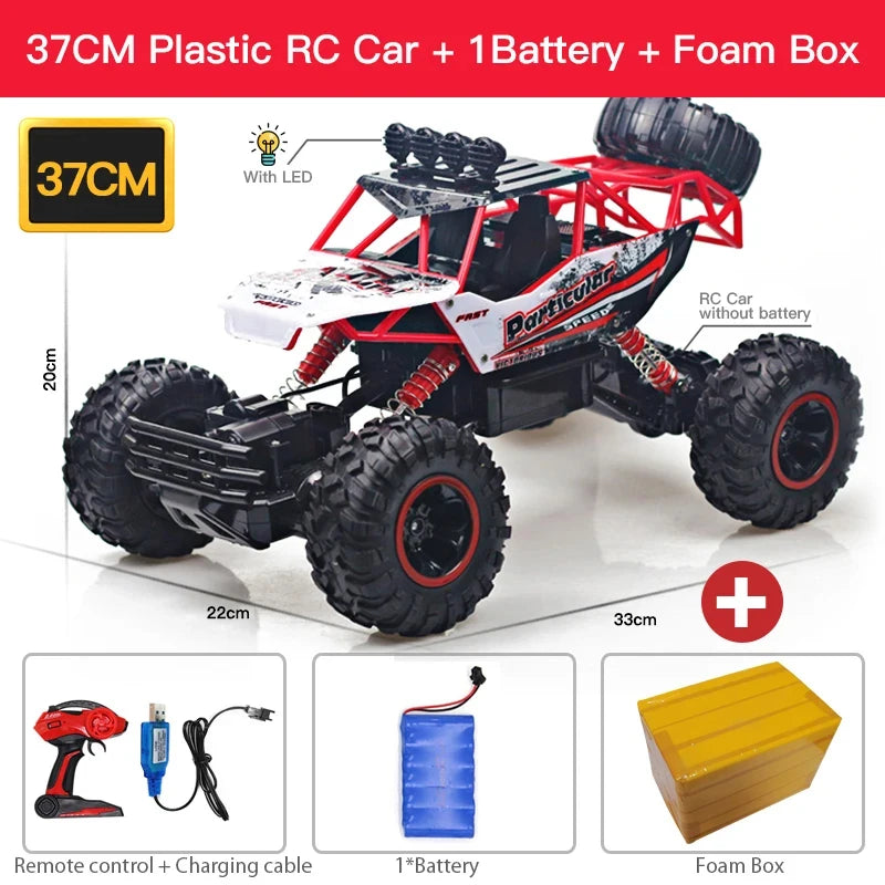 ZWN 1:12 / 1:16 4WD Remote Control Car With Led Lights 2.4G Radio RC Cars Off-Road 4x4 Control Trucks Toys Gifts for Children