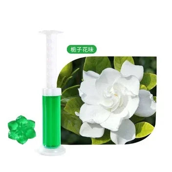 1Pc 14 Flowers Toilet Cleaner Gel Syringe Aromatic Drain Toilet Cleaning Detergent Air Freshener Remove Odors Home Bathroom Tool