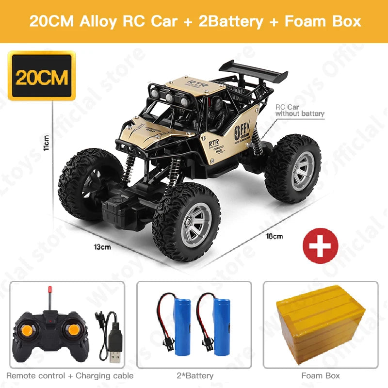 ZWN 1:12 / 1:16 4WD Remote Control Car With Led Lights 2.4G Radio RC Cars Off-Road 4x4 Control Trucks Toys Gifts for Children