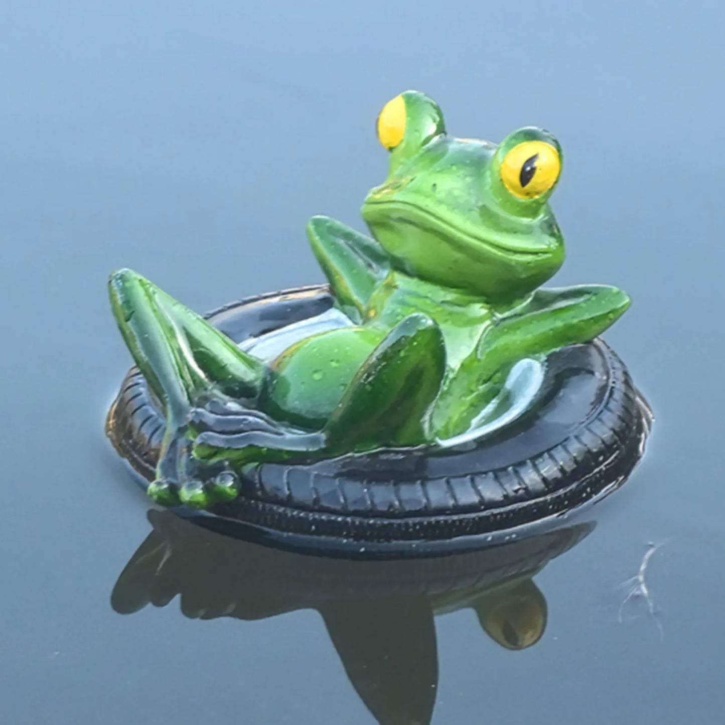 Yard Pond Frog Decorations The Frog Garden Statue Water Floating Pond Ornament Figurine Statue Craft For Home Prop Gift