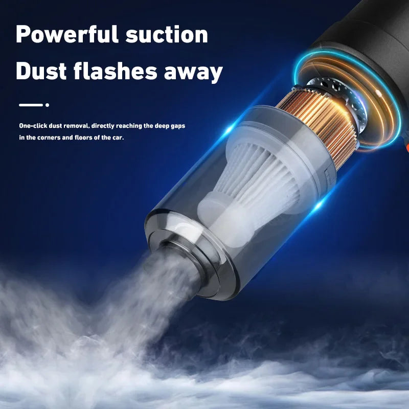 Xiaomi 690000Pa Wireless Car Vacuum Cleaner 120W 1200mah High-power Vacuum Cordless Handheld Auto Portabale Vacuum Cleaner