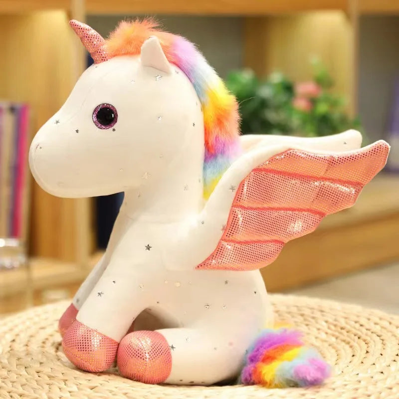 14/22/30cm Cute Angel Unicorn Plush Toy Pillow Soft Fill Home Decoration Girl's Birthday Holiday Gift