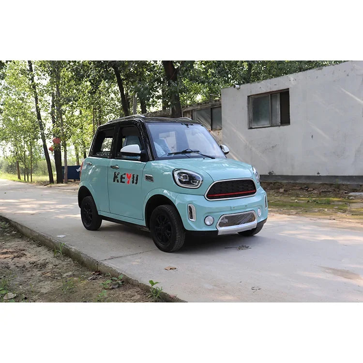 YANUO KEYU Candy M5 4 wheel electric mini ev cars China cheap car 4 seat small electric car