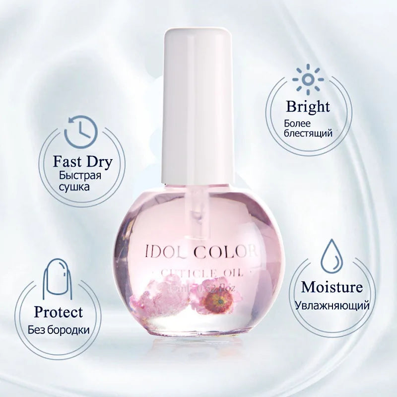 15ML Nail Nourishment Oil Universal Plant Nutrition Soften Oil Cuticle Revitalizer For Nail Treatment Manicure Care Polish #G-FT