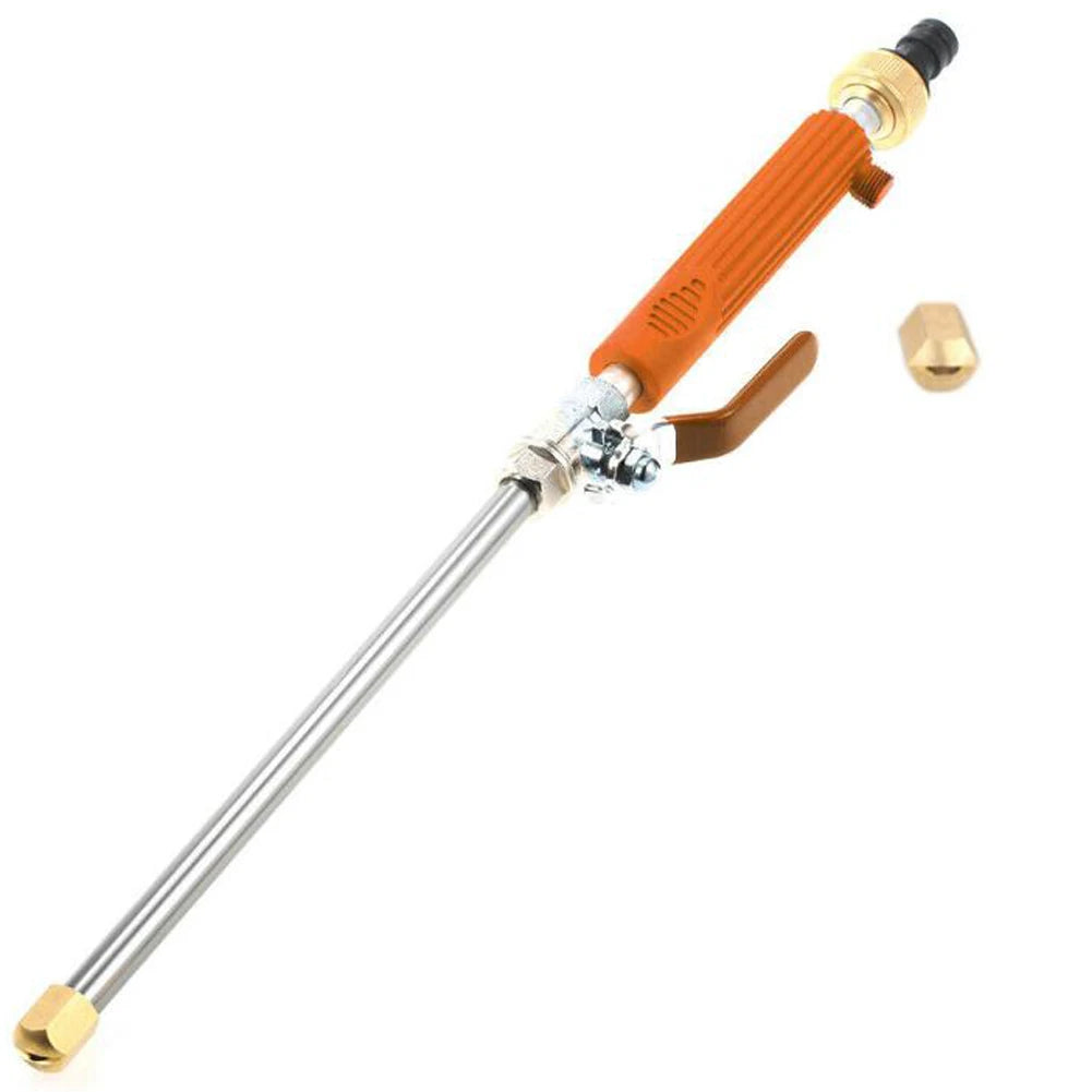 1pc High Pressure Water Gun, Car Washer Wand, Long Water Gun, Water Hose Nozzle, Garden Hose Sprayer for Garden Watering