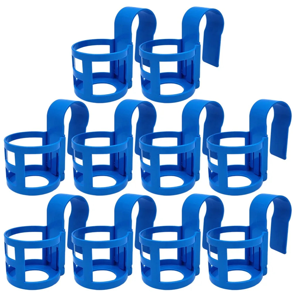 1-10pcs Swimming Pool Water Cup Hanger Car Water Cup Drink Holder for Above Swimming Pool Side Drinks Beer Storage Shelf Tool