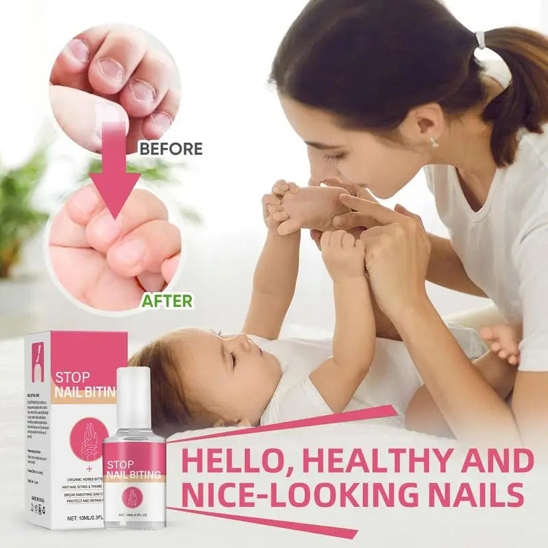 10ML Stop Nail Biting Treatments Liquid Stop Bitter Liquid Cuticle Care Supplies Stop Nail Biting Treatments Liquid