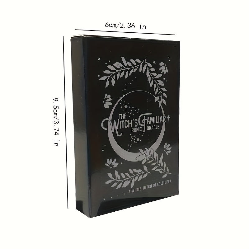 1 Set Unlock The Secrets Of The Witch's Familiar Oracle Tarot Cards, The Perfect Family Leisure & Party Entertainment Board Game, Gaming Gift