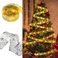 1pc Christmas Tree Ribbon String Lights, 20 LEDs Battery Powered Led Lights For Christmas Tree Indoor And Outdoor Christmas Decorations, Party Weddings Xmas Tree Holiday