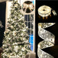 1pc Christmas Tree Ribbon String Lights, 20 LEDs Battery Powered Led Lights For Christmas Tree Indoor And Outdoor Christmas Decorations, Party Weddings Xmas Tree Holiday