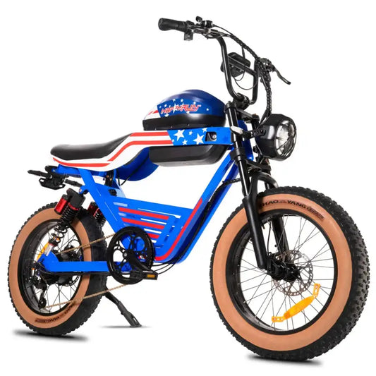 HAPPYRUN G100 Pro Global Comme Morative Electric Bikes All-Terrain Electric Motor Bike 3000w Motor 18Ah + 15Ah Dual Battery