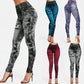 Women Imitation Jeans Stretch Leggings Fashion Sexy Slim Push Up Lady Gym Leggings Causal Simple High Waist Streetwear Leggings
