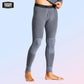 52025 Warm Thermal Leggings for Men & Women Cotton Fleece-lined Winter Thermal Pants Breathable Seamless Leggins