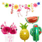 Hawaii Party Luau Flamingo Party Decorations Pineapple Summer Tropical Party Supplies Hawaiian Birthday Party Decor Wedding