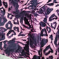 Good Stretch Pink Leopard Swimming Suits Fabric Knitted Cotton/Spandex Fabric Snake Pattern Printing Diy Sewing Swimsuit/Pants