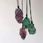 fluorite mineral crystals pendentif pierre naturelle adornos de cristal rough stone reiki healing gemstones artesanato ornament