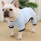 Fat Dog Clothes For Dogs French Bulldog Pet Pajamas Dog Shirt Cotton Pet Clothing For Dogs Coat Sleepwear Pug Pet Clothes Yorkie