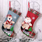 2023 New Year Christmas Stocking Sack Xmas Gift Candy Bag Noel Christmas Decorations for Home Navidad Sock Christmas Tree Decor